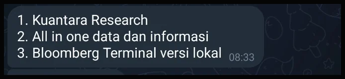 Cuplikan testimoni pengguna Kuantara Terminal